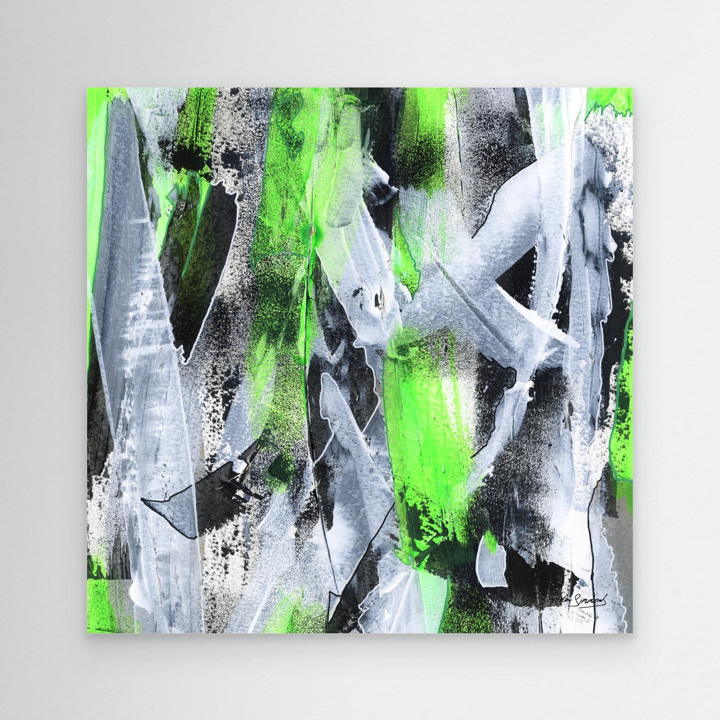 No.1 Green - Canvas Art Print