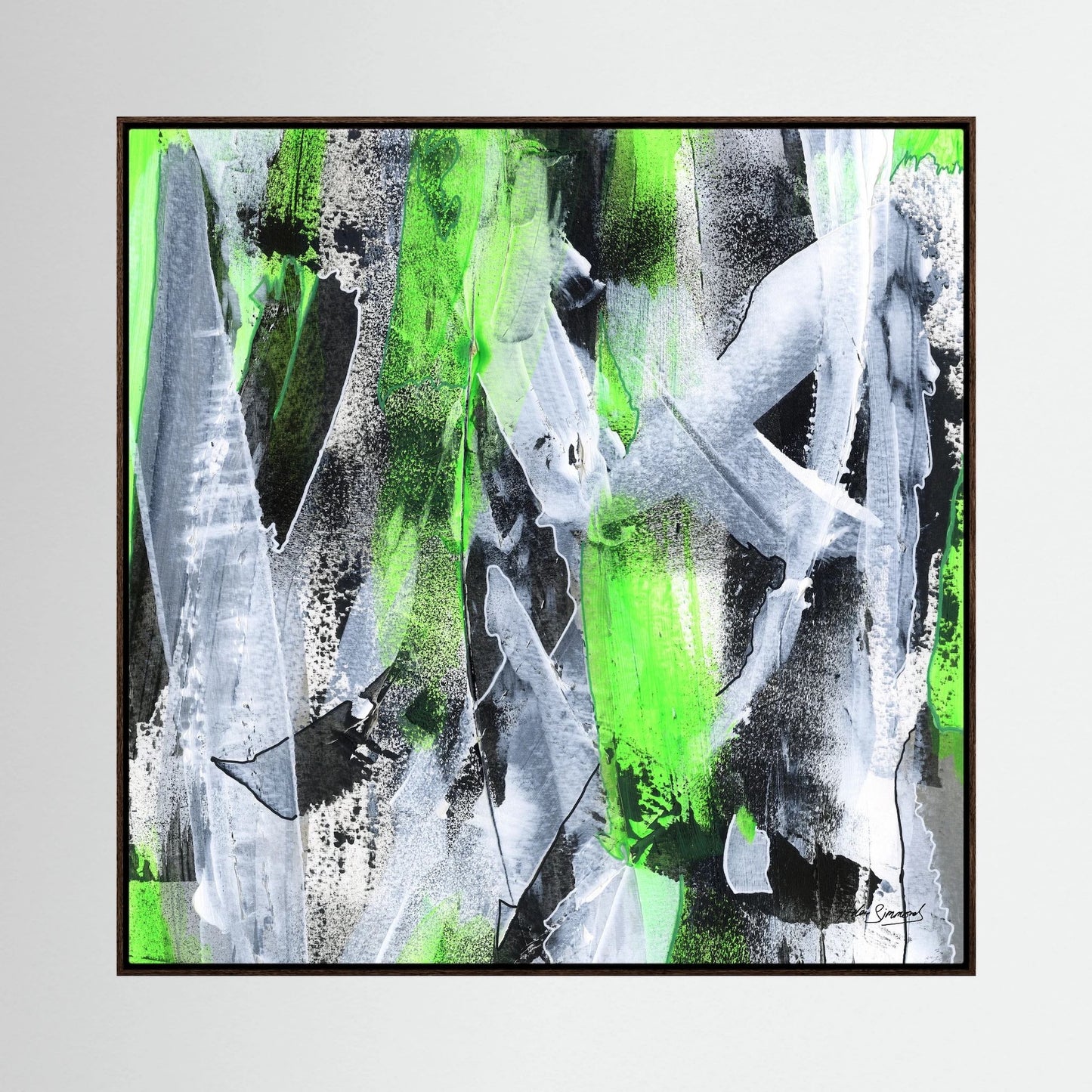 No.1 Green - Canvas Art Print
