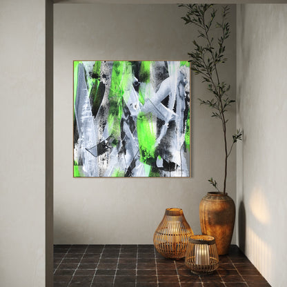No.1 Green - Canvas Art Print