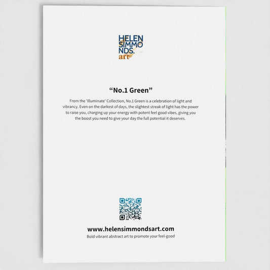 No.1 Green - Fine Art Greeting Card