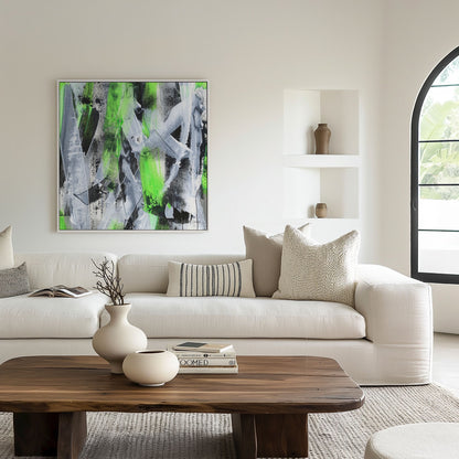 No.1 Green - Canvas Art Print