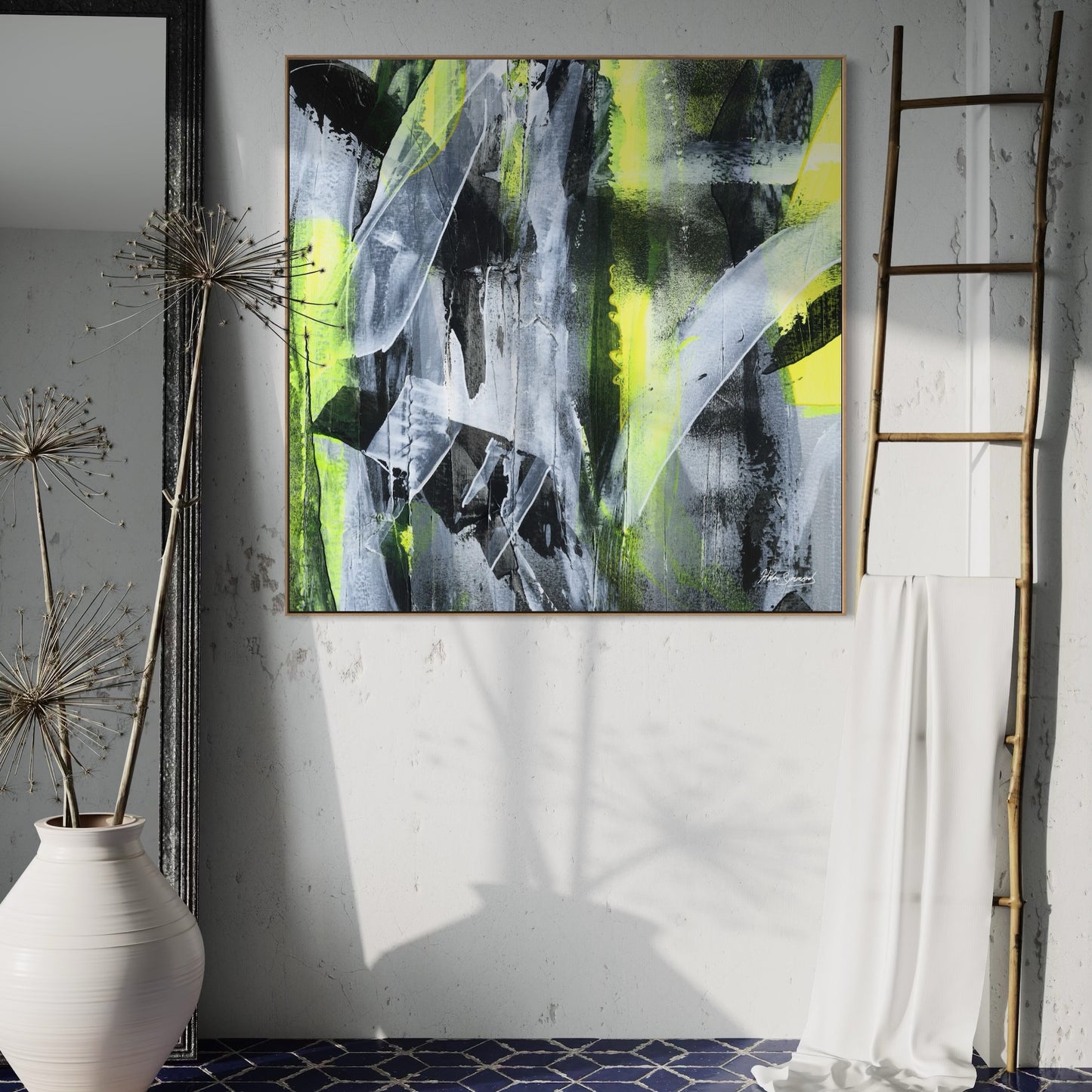No.3 Yellow - Canvas Art Print