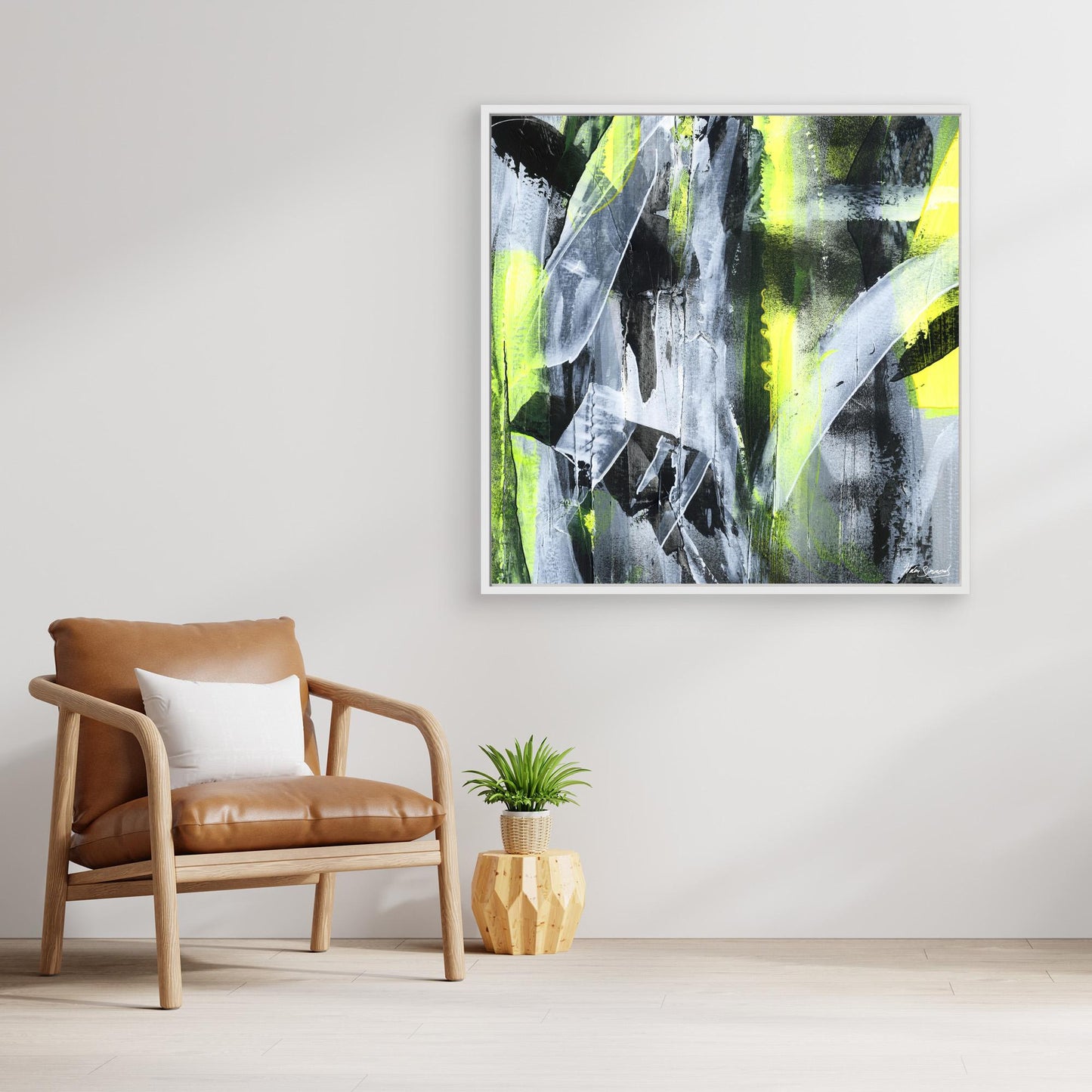 No.3 Yellow - Canvas Art Print