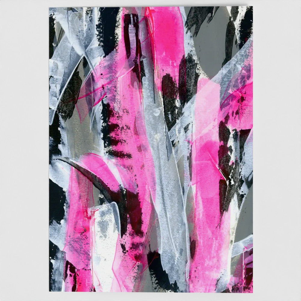 No.4 Pink - Fine Art Greeting Card