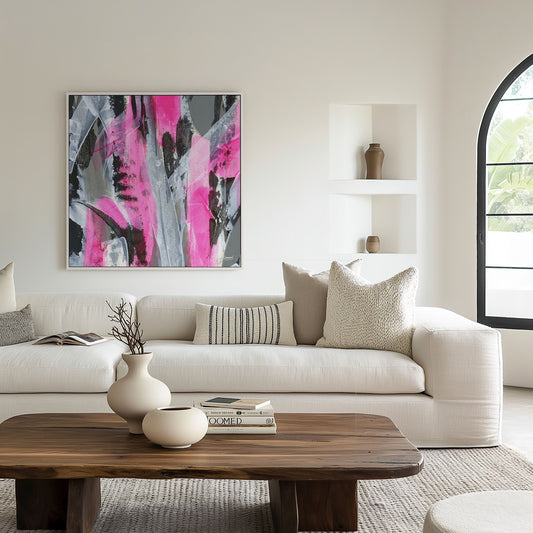 No.4 Pink - Canvas Art Print