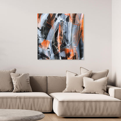 No.5 Orange - Canvas Art Print