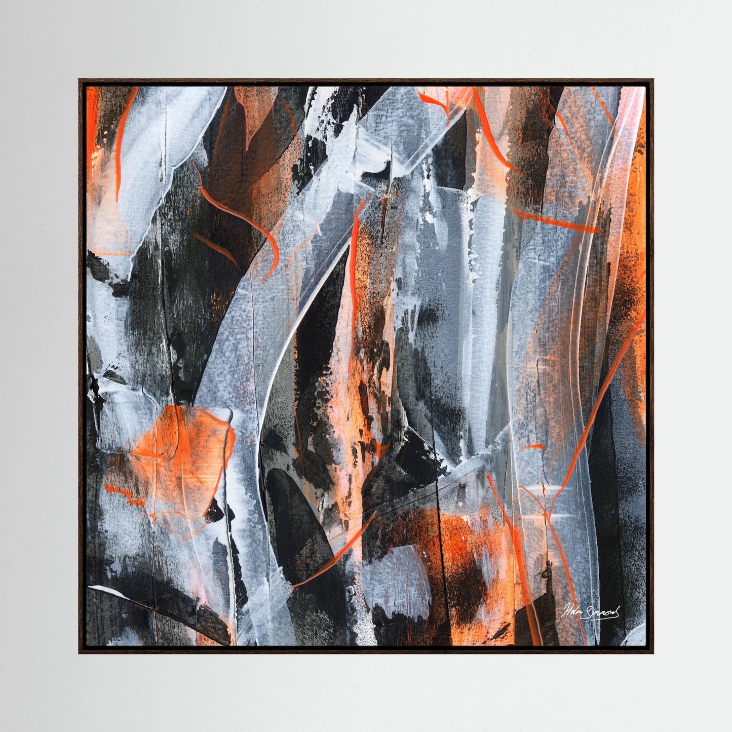 No.5 Orange - Canvas Art Print