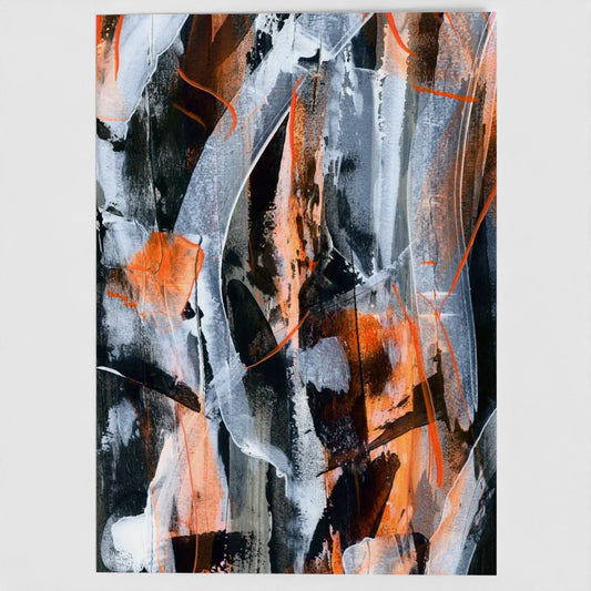 No.5 Orange - Fine Art Greeting Card