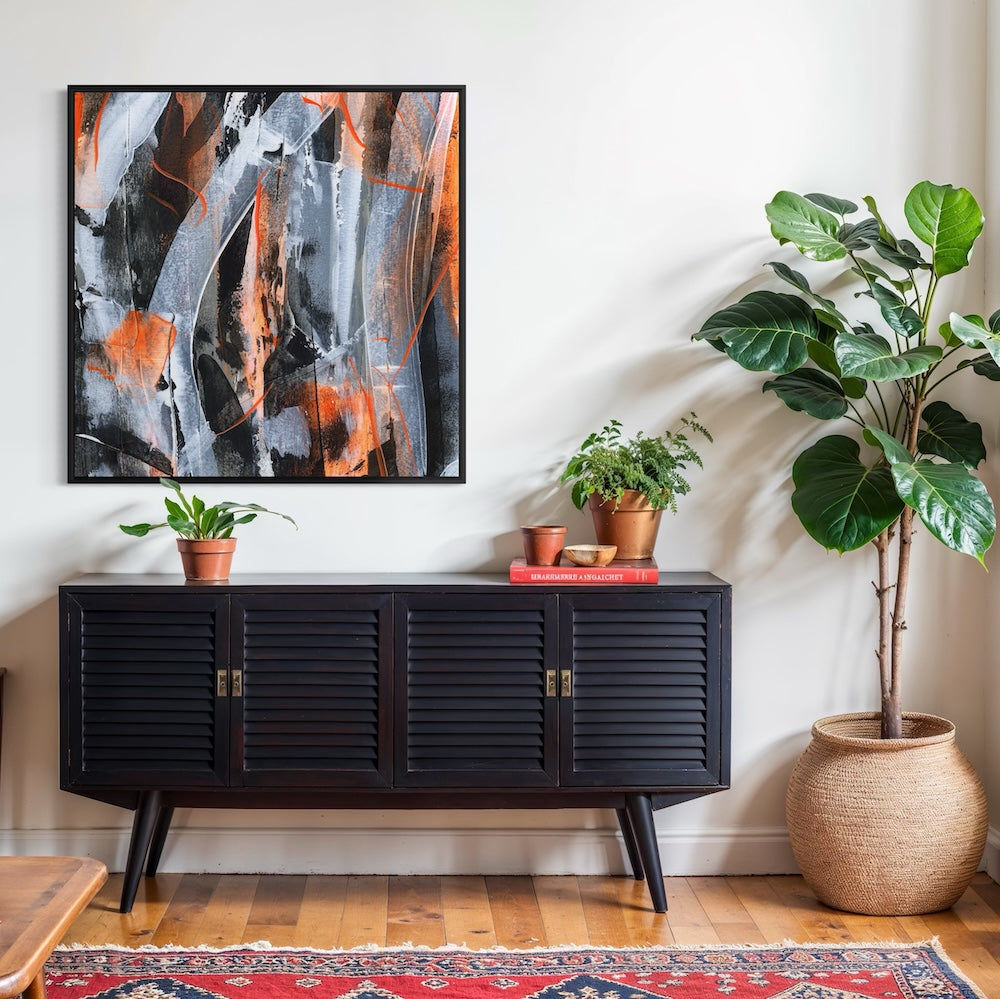 No.5 Orange - Canvas Art Print