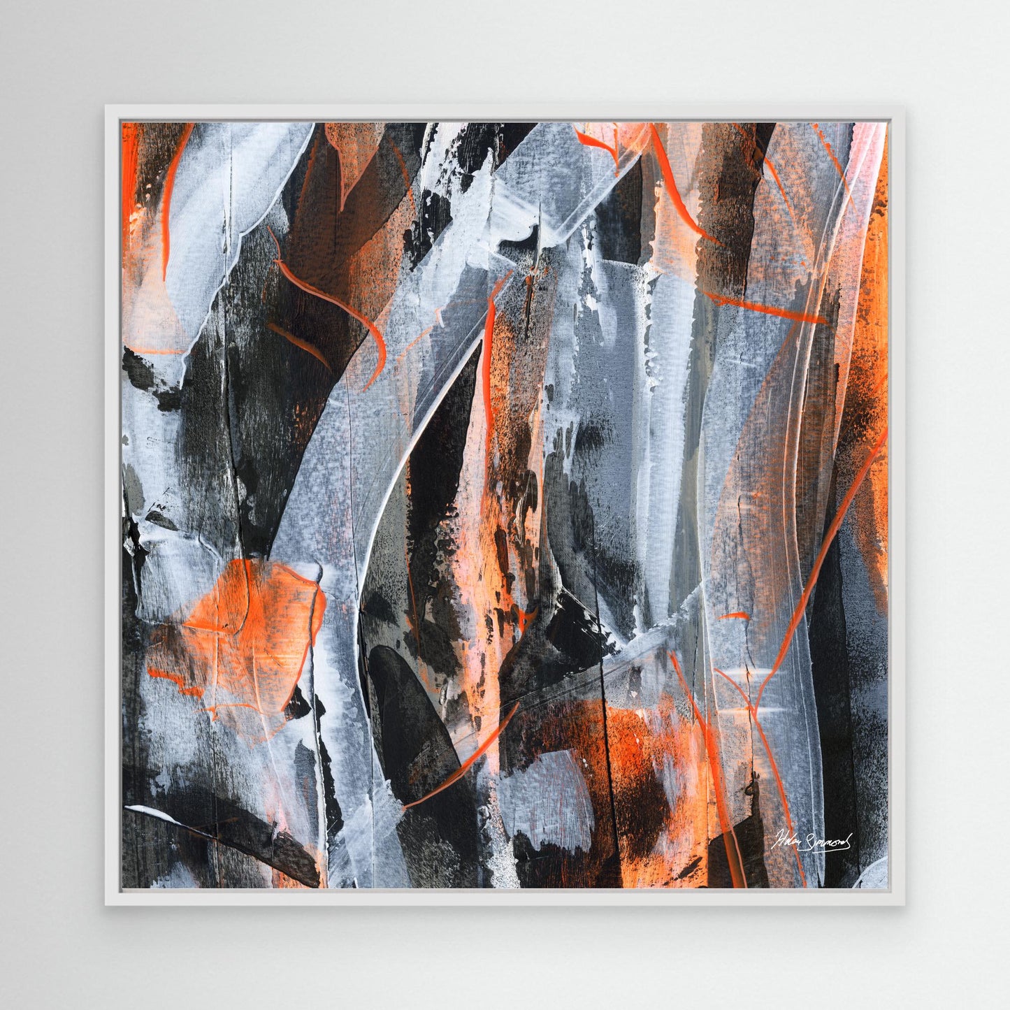 No.5 Orange - Canvas Art Print