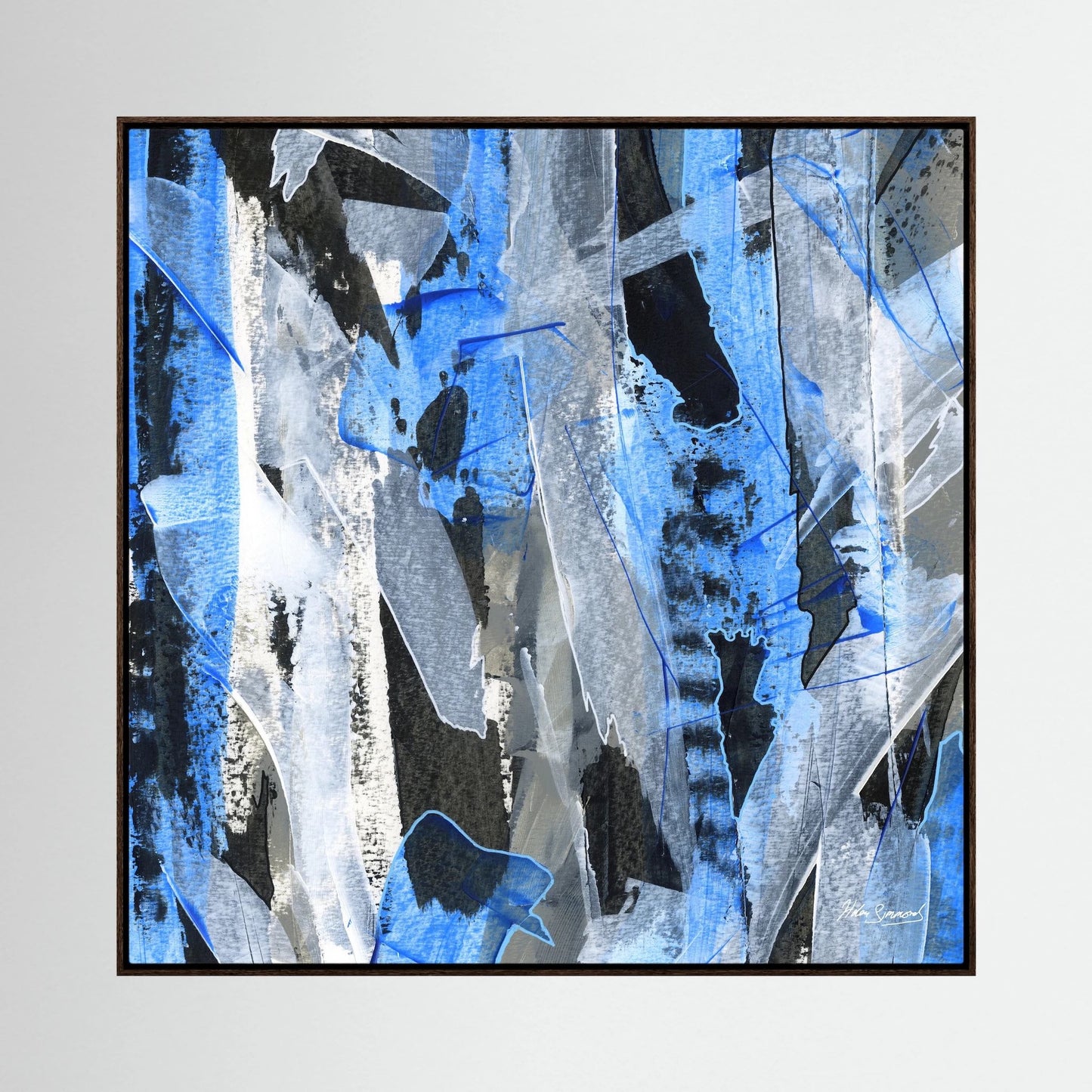 No.2 Blue - Canvas Art Print