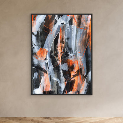 No.5 Orange - Canvas Art Print