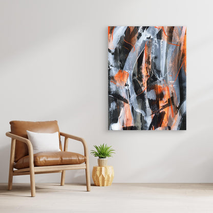 No.5 Orange - Canvas Art Print
