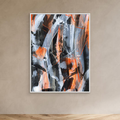 No.5 Orange - Canvas Art Print