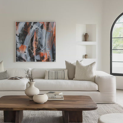 No.5 Orange - Canvas Art Print