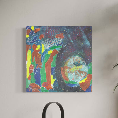 Dance of the Hours - Original Abstract Painting by Helen Simmonds