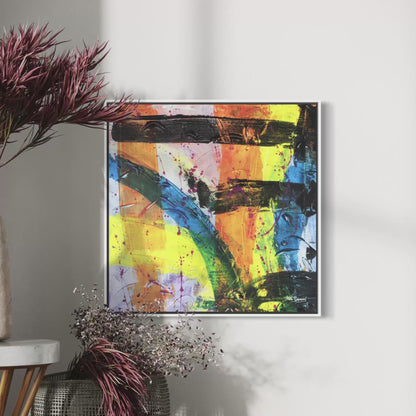 Just Dope - Original Abstract Painting by Helen Simmonds