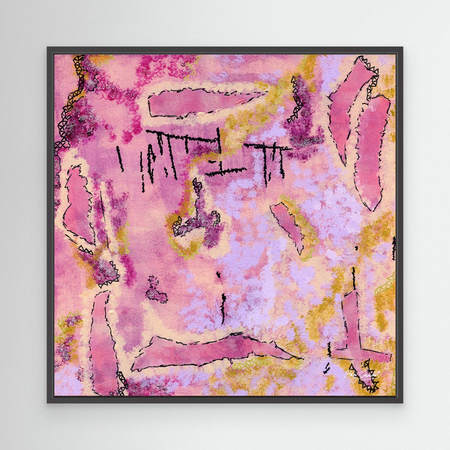 Rhodonite - Canvas Art Print