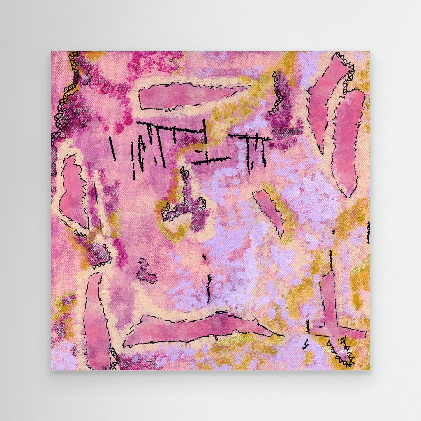 Rhodonite - Canvas Art Print
