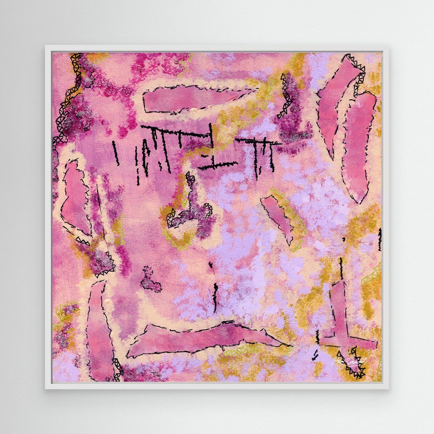 Rhodonite - Canvas Art Print