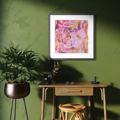 Rhodonite - Paper Art Print