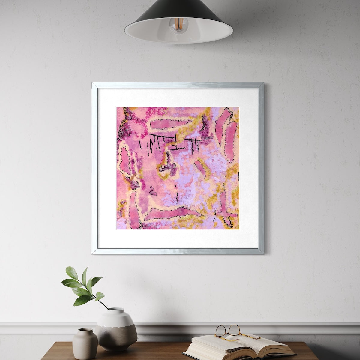 Rhodonite - Paper Art Print
