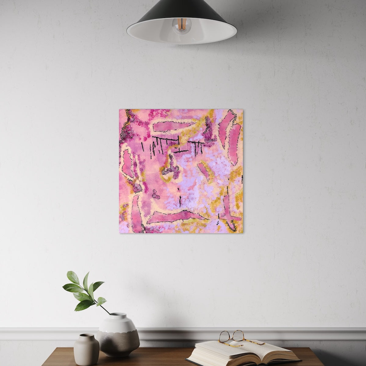 Rhodonite - Paper Art Print