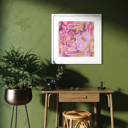 Rhodonite - Paper Art Print
