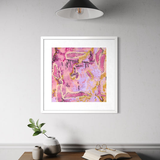 Rhodonite - Paper Art Print