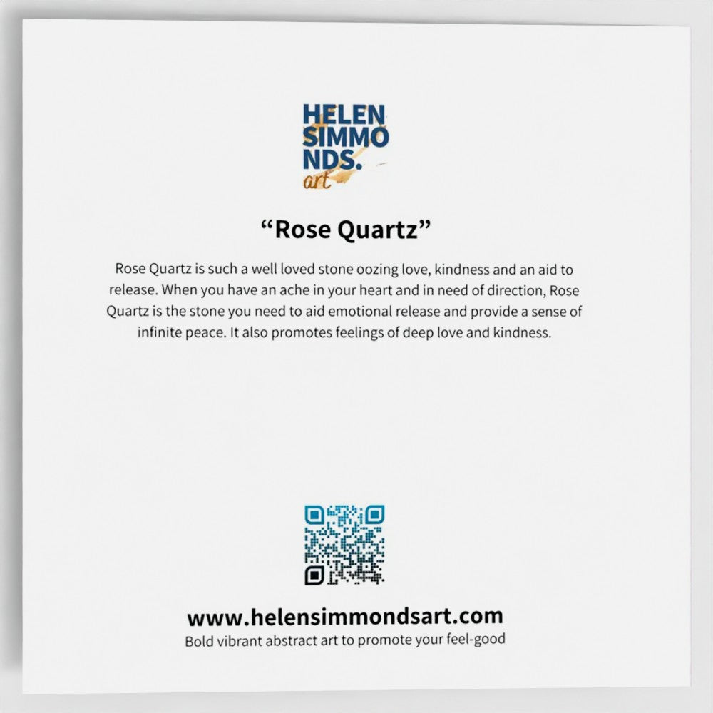 Rose Quartz - Fine Art Greeting Card