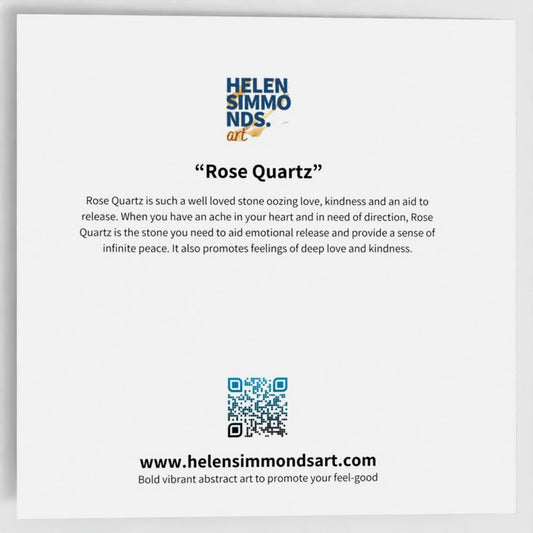 Rose Quartz - Fine Art Greeting Card