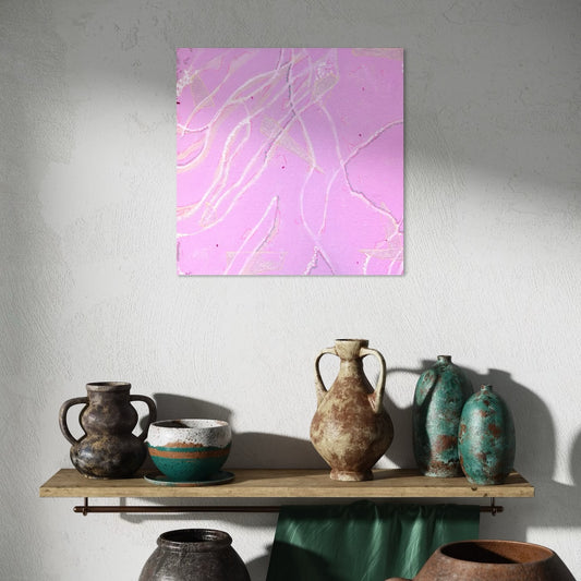 Rose Quartz - Paper Art Print