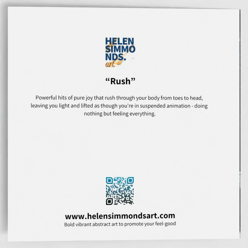 Rush - Fine Art Greeting Card