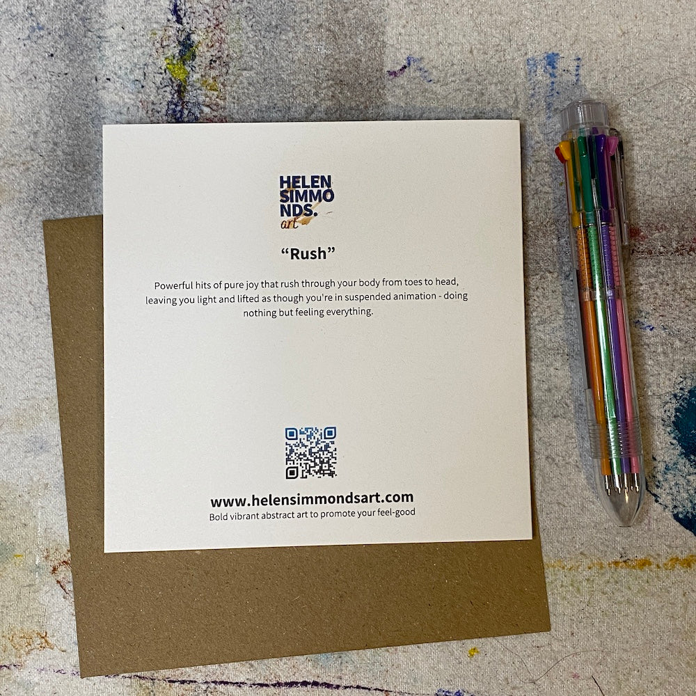 Rush - Fine Art Greeting Card