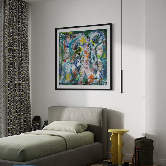 Stars and Spiros - Fine Art Paper Print