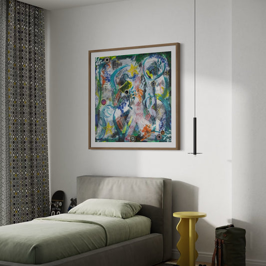 Stars and Spiros - Fine Art Paper Print