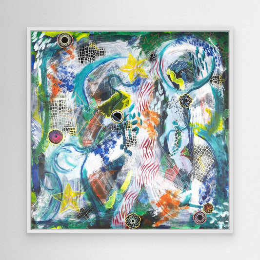 Stars and Spiros - Canvas Art Print