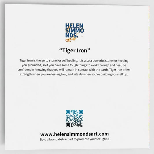 Tiger Iron - Fine Art Greeting Card