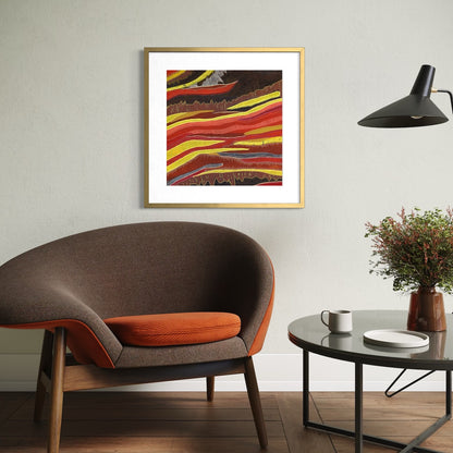 Tiger Iron - Paper Art Print