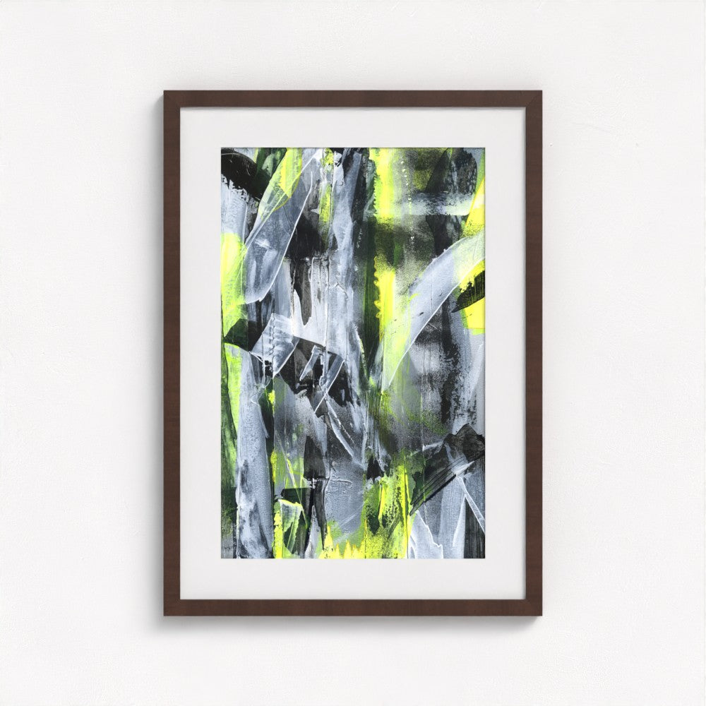 No.3 Yellow - Paper Art Print