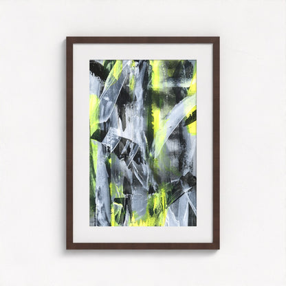 No.3 Yellow - Paper Art Print