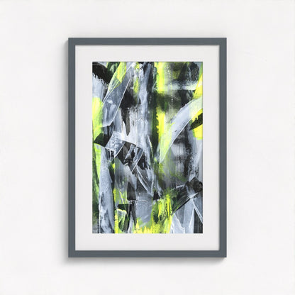 No.3 Yellow - Paper Art Print