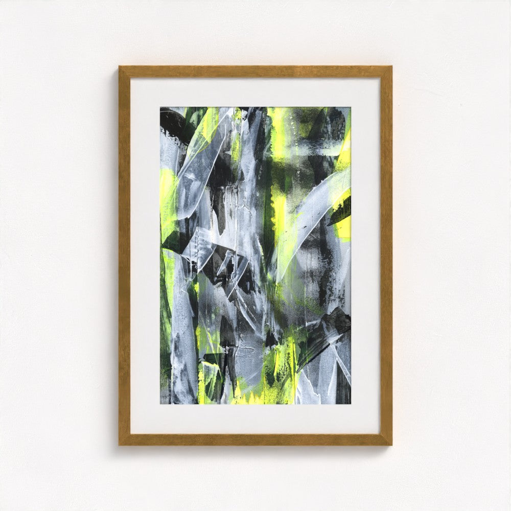 No.3 Yellow - Paper Art Print
