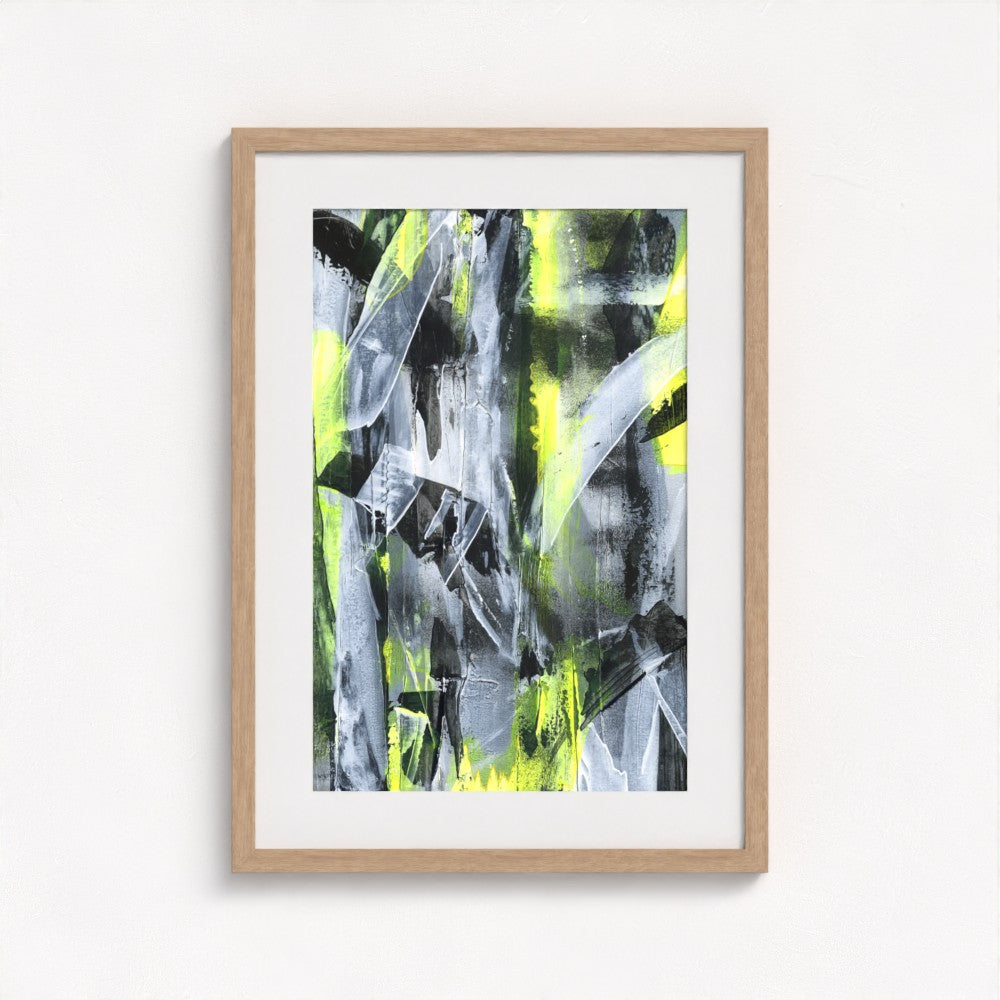 No.3 Yellow - Paper Art Print