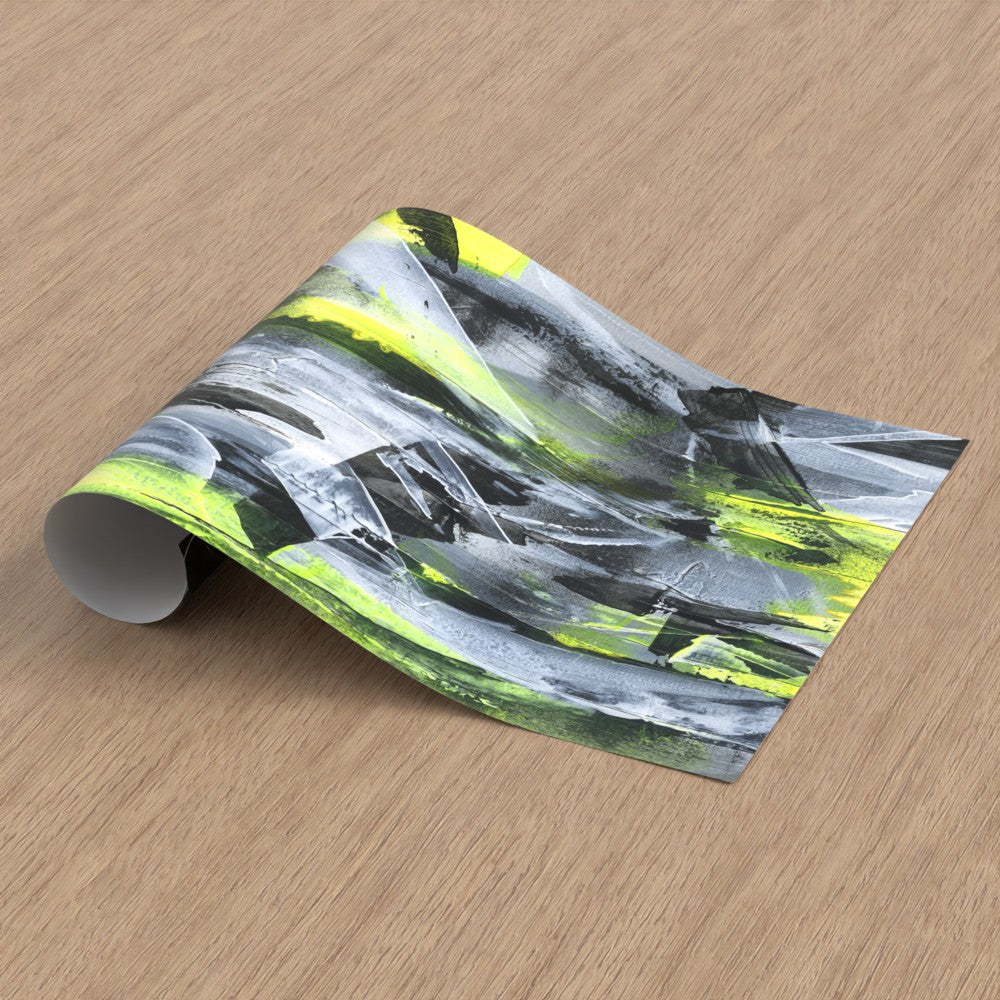 No.3 Yellow - Paper Art Print