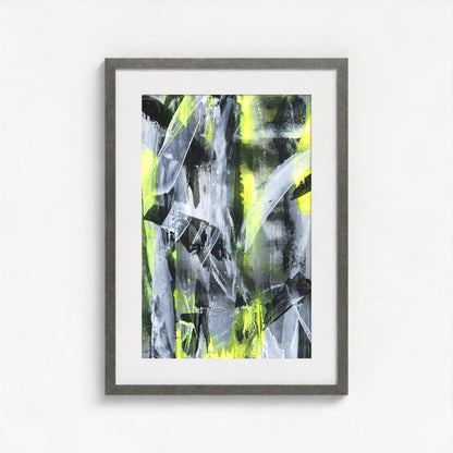 No.3 Yellow - Paper Art Print