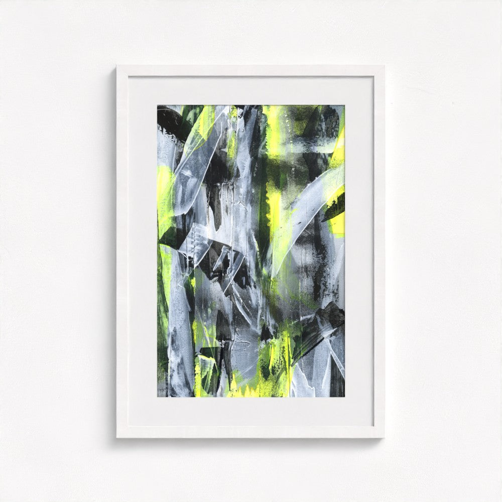 No.3 Yellow - Paper Art Print